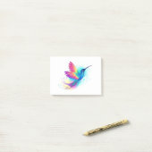 Exotic Rainbow Hummingbird Post-it® Notes (Op bureau)