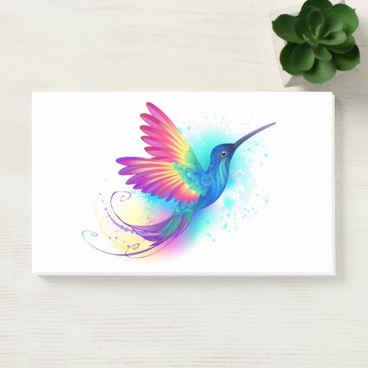 Exotic Rainbow Hummingbird Post-it® Notes (Kantoor)
