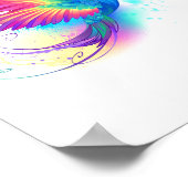 Exotic Rainbow Hummingbird Poster (Hoek)