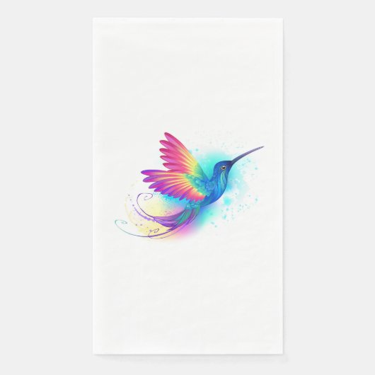 Exotic Rainbow Hummingbird Servet (Voorkant)