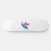Exotic Rainbow Hummingbird Skateboard (Horizontaal)