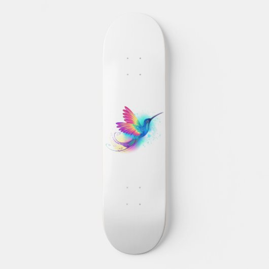 Exotic Rainbow Hummingbird Skateboard (Voorkant)