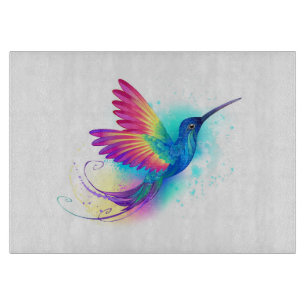 Exotic Rainbow Hummingbird Snijplank
