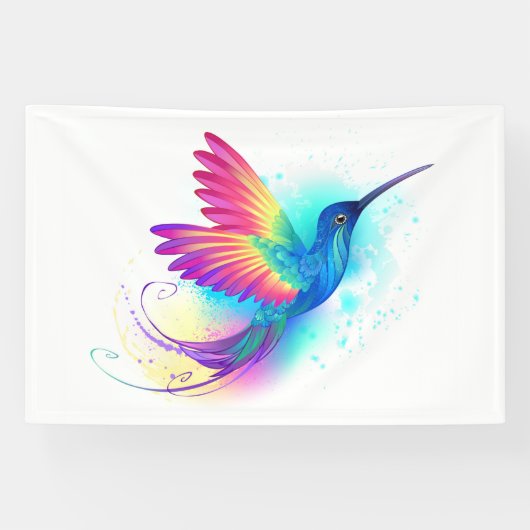 Exotic Rainbow Hummingbird Spandoek (Horizontaal)