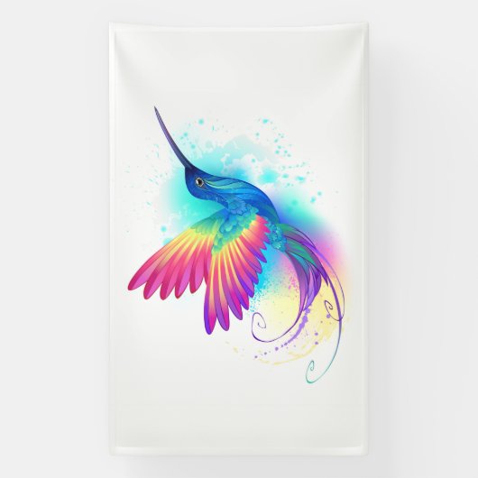Exotic Rainbow Hummingbird Spandoek (Verticaal)