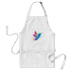 Exotic Rainbow Hummingbird Standaard Schort