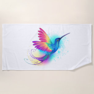 Exotic Rainbow Hummingbird Strandlaken