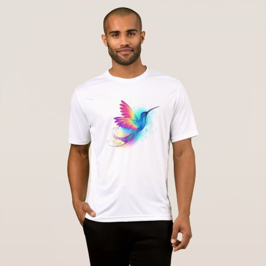 Exotic Rainbow Hummingbird T-shirt (Voorkant volledig)