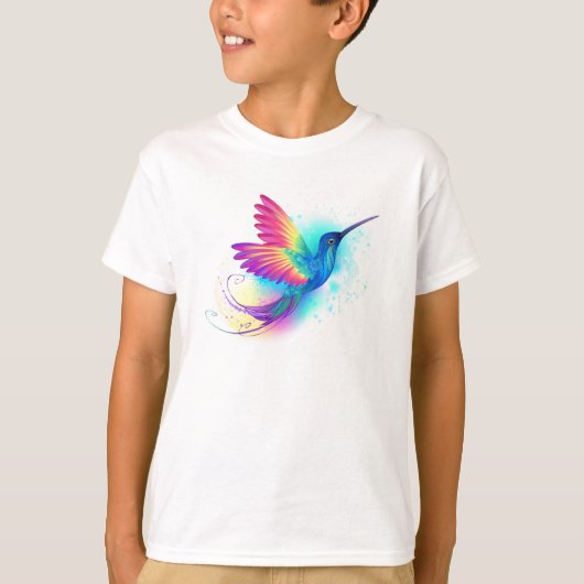 Exotic Rainbow Hummingbird T-shirt (Voorkant)