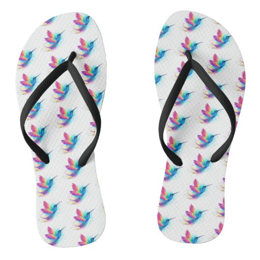 Exotic Rainbow Hummingbird Teenslippers (Voetbed)