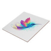 Exotic Rainbow Hummingbird Tegeltje (Zijkant)