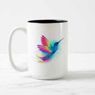 Exotic Rainbow Hummingbird Tweekleurige Koffiemok