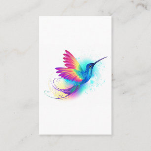 Exotic Rainbow Hummingbird Visitekaartje
