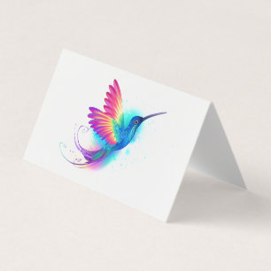 Exotic Rainbow Hummingbird Visitekaartjes