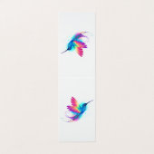 Exotic Rainbow Hummingbird Visitekaartjes (Buitenkant ongevouwen)