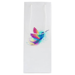 Exotic Rainbow Hummingbird Wijn Cadeautas