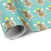 Exotic Royal Tiger Koningin Cadeaupapier (Rol Hoek)