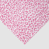 Exotic roze leopard Animal Print Tissuepapier (Detail)
