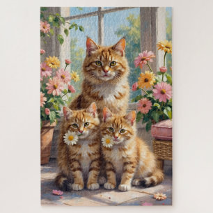 Exotic Shorthair Zonnevertrek Daisy Kunst Legpuzzel