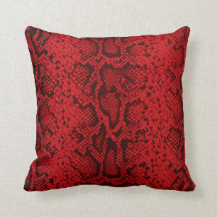 Exotic Snakeskin-patroon Ruw Kussen