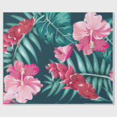 Exotic Summer Floral Cadeaupapier (Vlak)