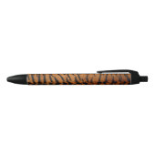 Exotic Tiger Stripe Pattern Zwarte Inkt Pen (Bovenkant)