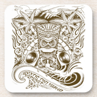 Exotic Tiki Island Podcast Drink Coasters Bier Onderzetter