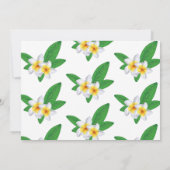 Exotic Tropical Beach Photo Weddenschap Save The Date (Achterkant)