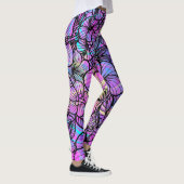 Exotic Tropical Fest Pattern Leggings (Rechts)