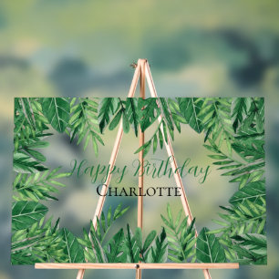 Exotic Tropical Feuille verdure fête d'anniversair
