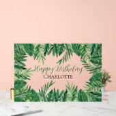 Exotic Tropical Feuille verdure fête d'anniversair (Mariage)