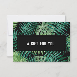 Exotic Tropical Palm Leaves Cadeaubon