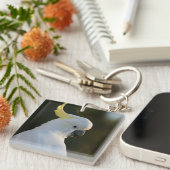 Exotic White Cockatau Sleutelhanger (Voorkant Rechts)