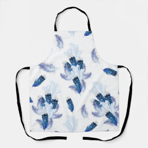 Exotic-White Parrot Blue tone Feathers Repeeert Schort