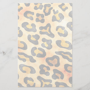 Exotic Wild Animal Leopard Skin Print Briefpapier