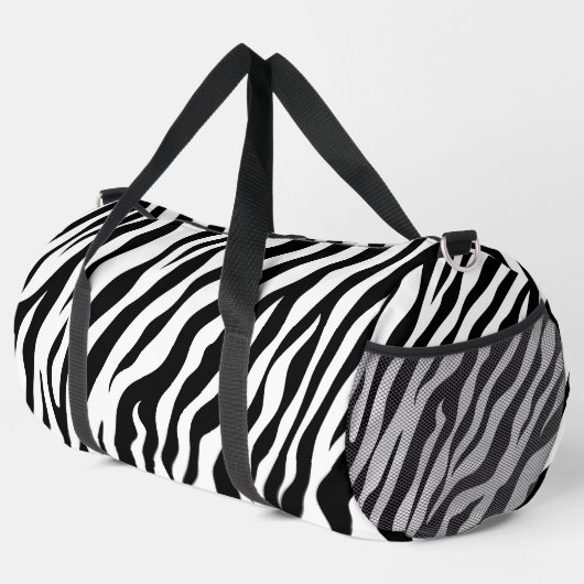 Exotic Zebra pattern Black and White Plunjezak (Rechterhoek)