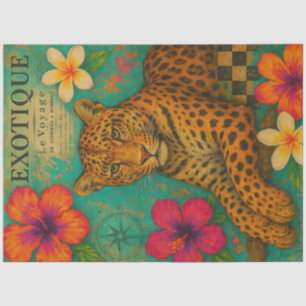 Exotique Leopard Decoupage Papier – Tropisch Oerwo