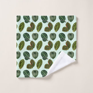 Exotique tropicale feuille imprimé vintage