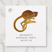 Exotisch bos bedankjes labels (Voorkant)