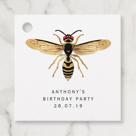 Exotisch bos bedankjes labels (Voorkant)