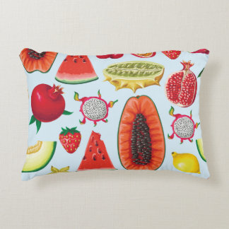 Exotisch fruit: trendy print naadloos. accent kussen