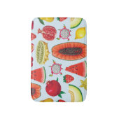 Exotisch fruit: trendy print naadloos. badmat (Voorkant Verticaal)