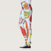 Exotisch fruit: trendy print naadloos. leggings (Links)