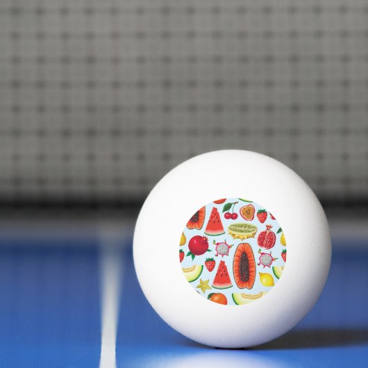 Exotisch fruit: trendy print naadloos. pingpongballen (Net)