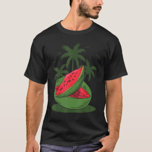 Exotisch fruit Tropische Zomer Vibes Palmbomen Wat T-shirt