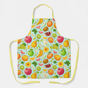 Exotisch fruitpatroon Apron Schort
