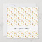 Exotisch kerstcitrus vers feest kaart (Achterkant)