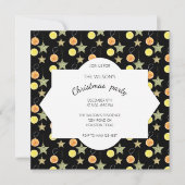 Exotisch kerstcitrus vers feest kaart (Voorkant)