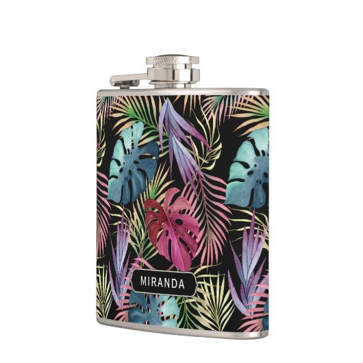 Exotisch kleurrijk Oerwoud met naam Heupfles (Links)