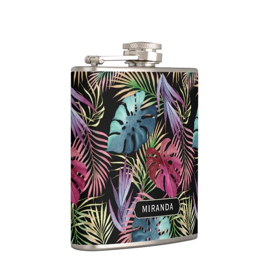 Exotisch kleurrijk Oerwoud met naam Heupfles (Rechts)